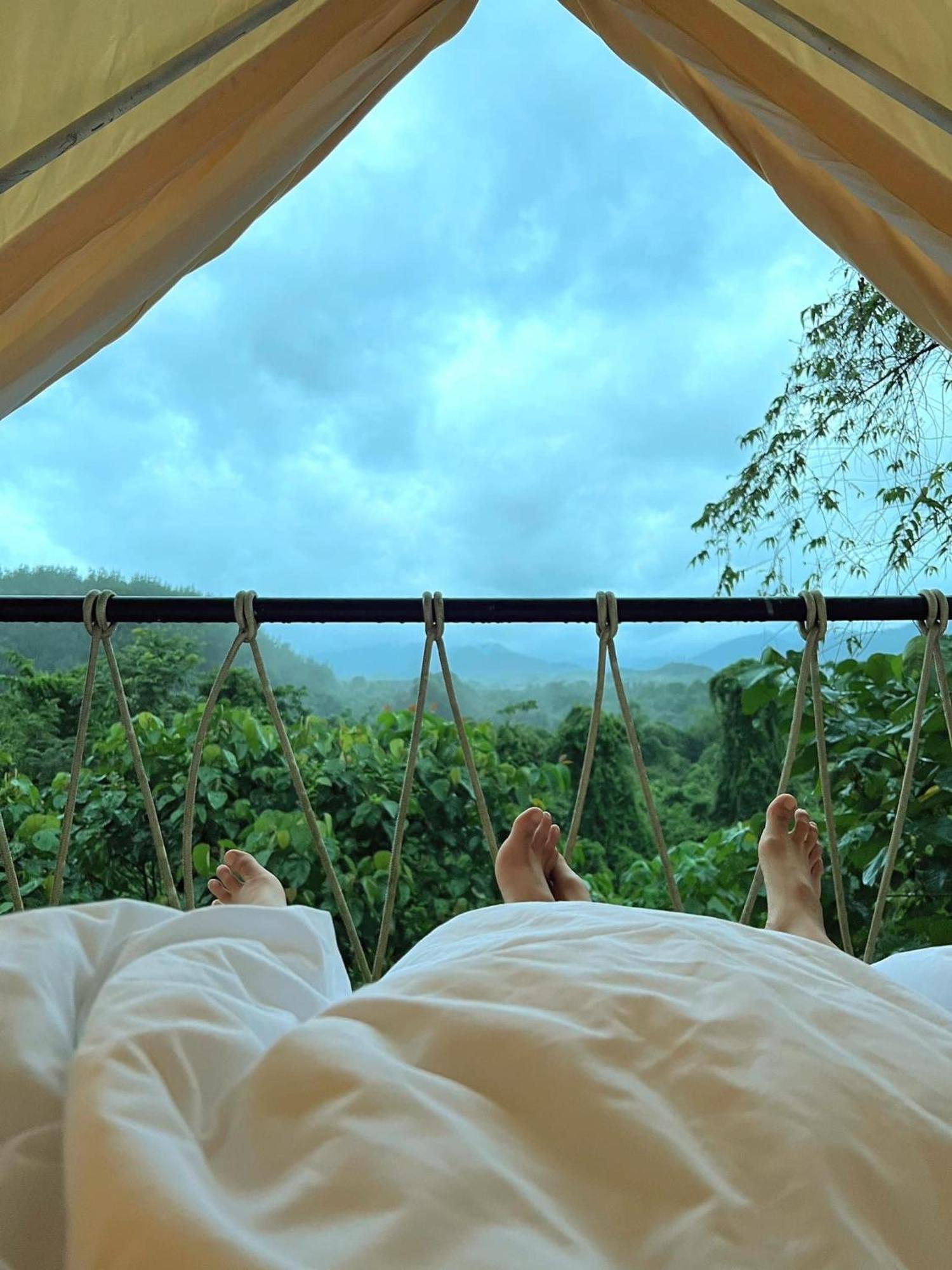 מלון Khao Sok National Park Tanoshi Glamping In Khao Sok מראה חיצוני תמונה